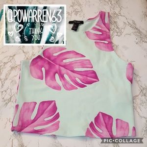 Palm Leaf Crop Top